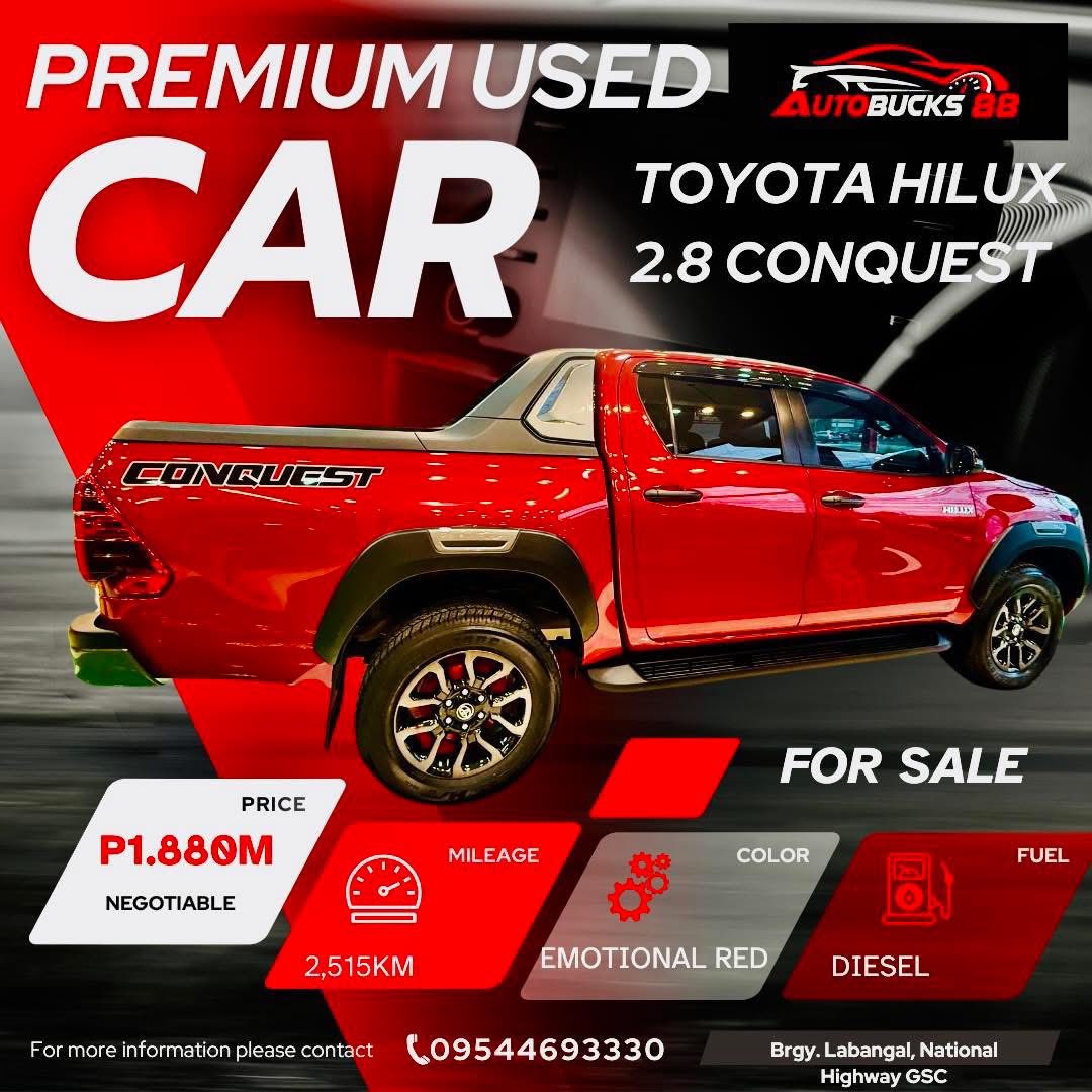 2023 TOYOTA HILUX 2.8 CONQUEST 4×4 A/T