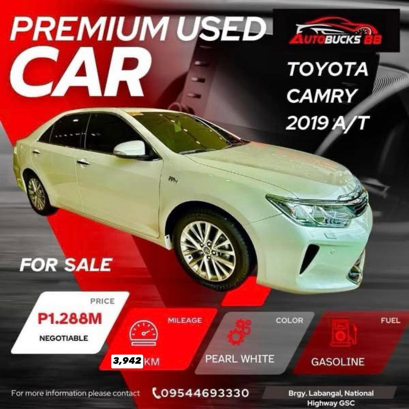 TOYOTA CAMRY 2019 A/T