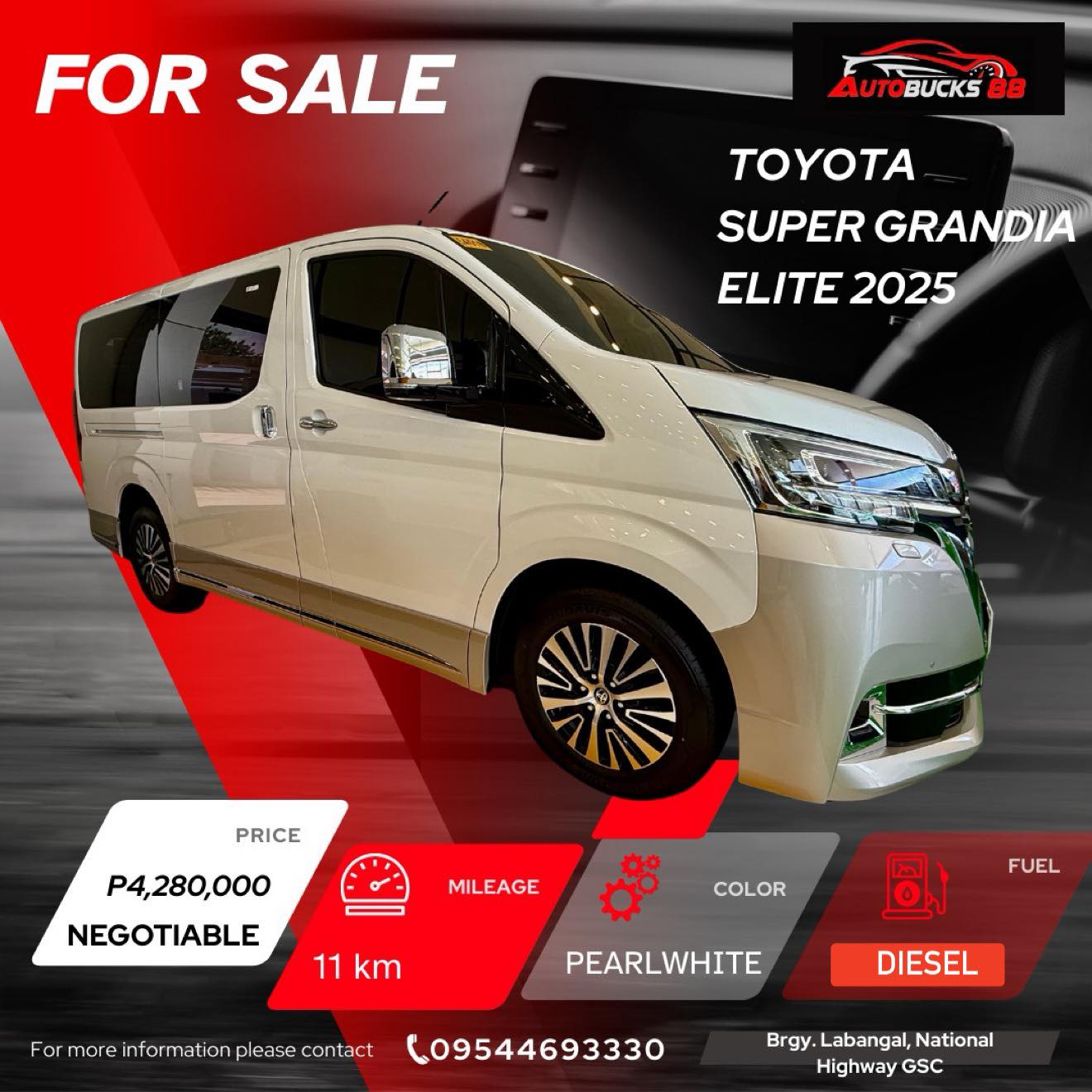 TOYOTA SUPER GRANDIA ELITE 2025 A/T DIESEL